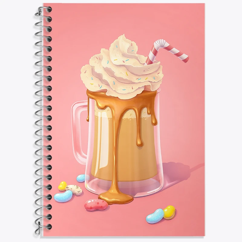 دفتر زبان 50 برگ خندالو مدل دو خط طرح شیک کارمال کد F1197