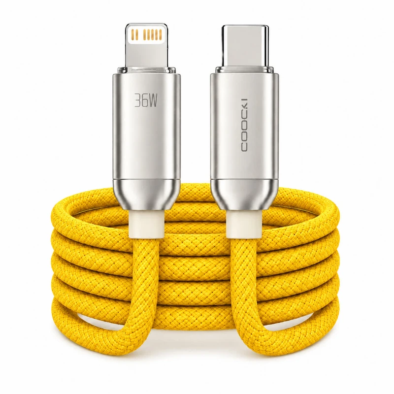 کابل تبدیل USB-C به لایتنینگ توکی مدل iphone-12-pro-Max-36W طول 1 متر