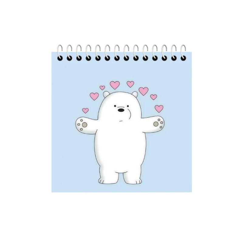 دفترچه یادداشت 50 برگ آلبالو مدل خرس فانتزی کد 4042