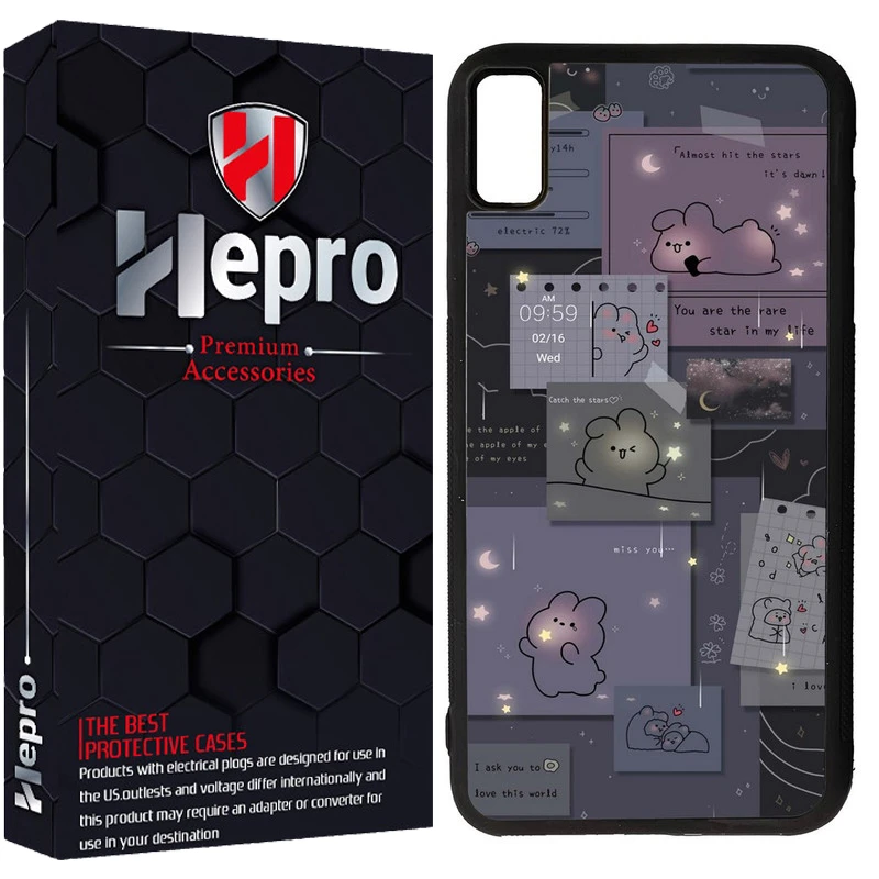 کاور هپرو طرح فانتزی مدل TPU مناسب برای گوشی موبایل اپل IPHONE X / XS