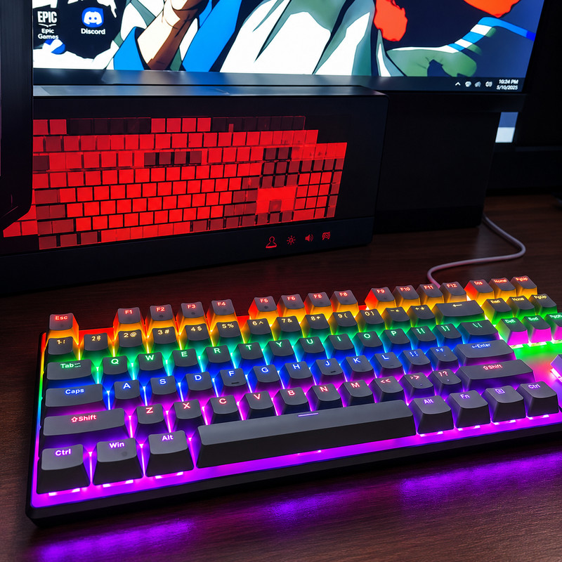 کیبورد مکانیکی زیدلی مدل ZIDLI ZK150 RGB
