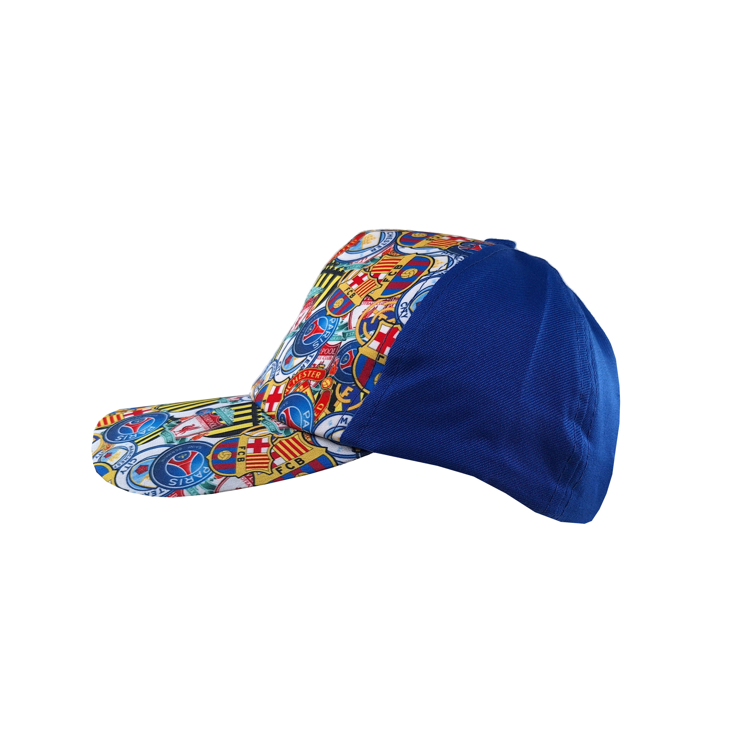 کلاه کپ پسرانه طرح باشگاهی کد 1138 رنگ آبی -  - 3