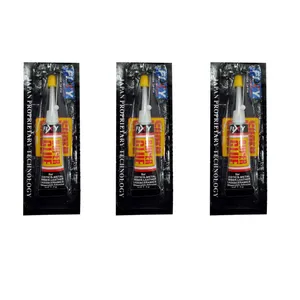 چسب قطره ای فیکسی مدل super gulue وزن سه گرم بسته 3 عددی