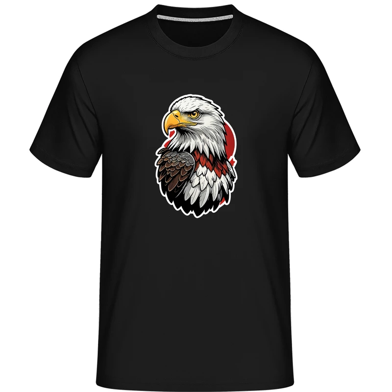 تی شرت آستین کوتاه مردانه مدل عقاب کد 01