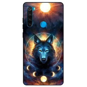 Megafone Wolf and Moon 8006 Cover For Xiaomi Redmi Note 8