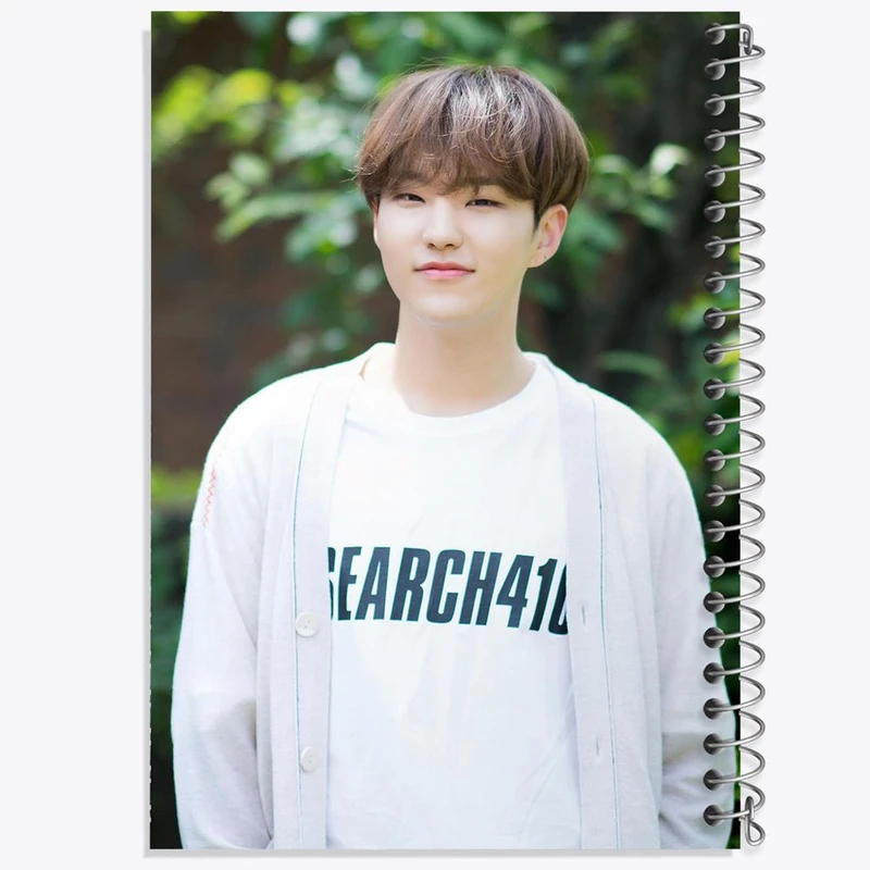 دفتر مشق 50 برگ خندالو مدل هوشی گروه سونتین Seventeen کد 21523