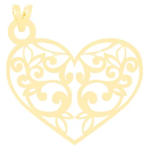 آویز گردنبند طلا 18 عیار زنانه الن نار مدل ELN3583