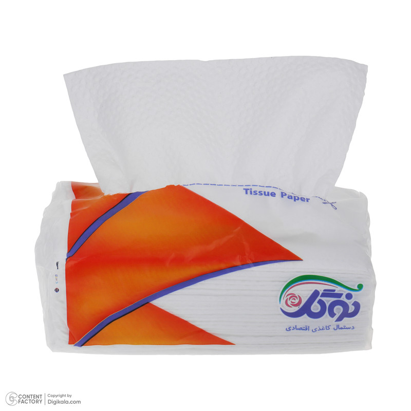 دستمال کاغذی 150 برگ نوگل مدل اقتصادی بسته 10 عددی