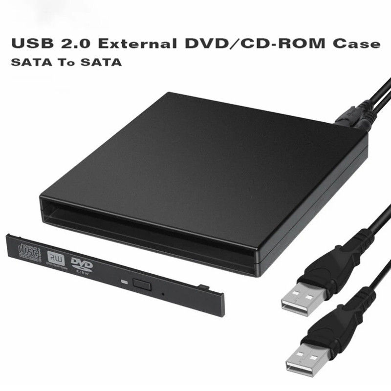 باکس تبدیل DVD رایتر اینترنال SATA به اکسترنال USB2.0 مدل 9.5mm