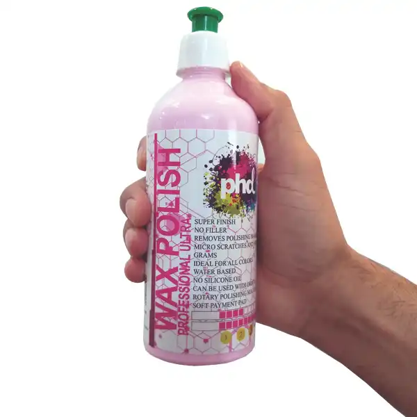 پولیش واکس بدنه خودرو پی اچ دی کد 06 حجم 500 میلی لیتر