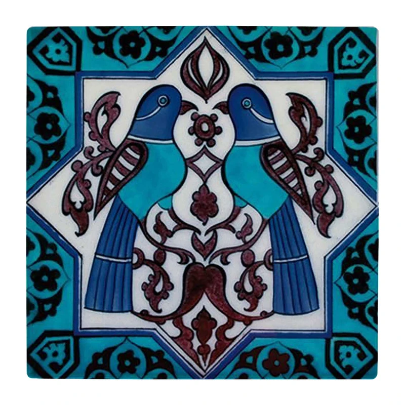 زیر لیوانی  طرح شمعدان پشت پنجره کد    4793678_3474