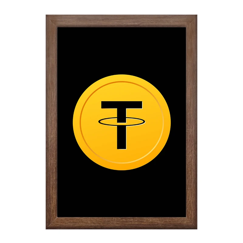 تابلو خندالو طرح ارز دیجیتال تتر  کد 10903