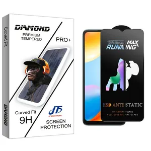 JF Diamond2 Running Max Screen Protector For Xiaomi  Redmi 10C 