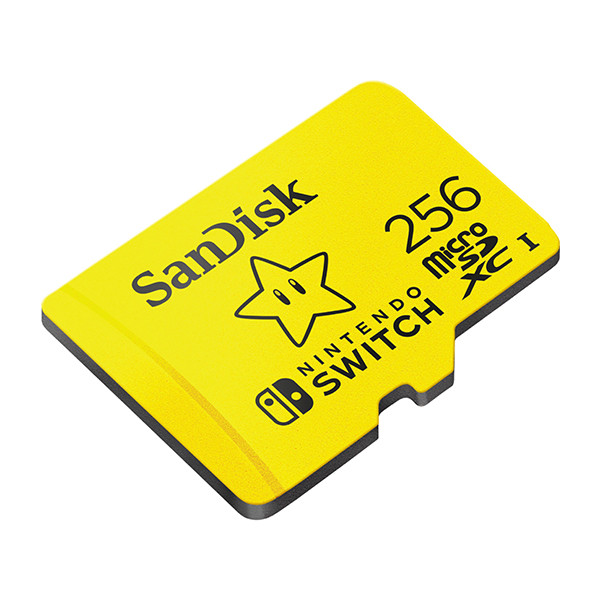 کارت حافظه microSDXC سن دیسک مدل Nintendo Switch کلاس I استاندارد UHS-I سرعت 100MBps ظرفیت 256 گیگابایت