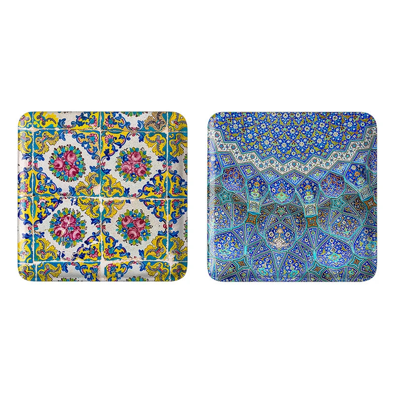 مگنت خندالو مدل کاشی کد 21722173 مجموعه 2 عددی