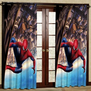 پرده مدل مردعنکبوتی هازان پانچی کد 2001 سایز 140x200 سانتی متر