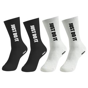 نقد و بررسی جوراب ورزشی ساق بلند زنانه چیاکو مدل JUST DO IT کد 039 بسته 2 عددی توسط خریداران