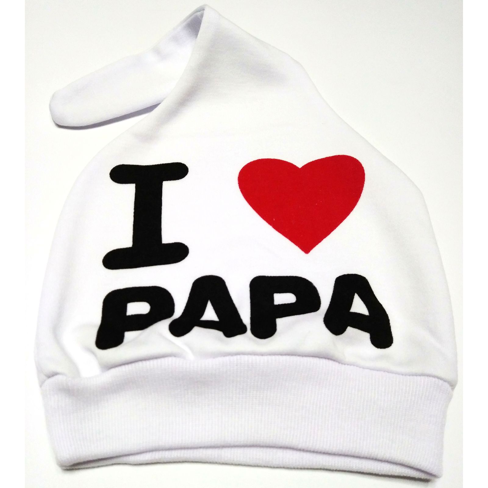 کلاه نوزادی طرح I Love Papa کد M335 -  - 3