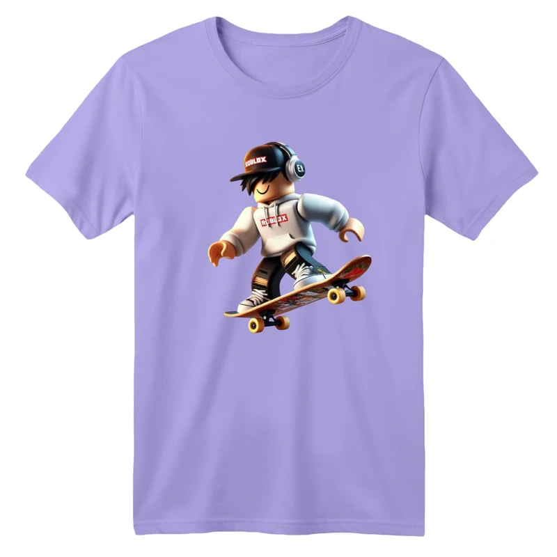 تی شرت آستین کوتاه بچگانه مدل روبلاکس کد 7