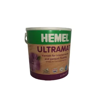 جلا دهنده و محافظ چوب همل مدل ultra mat حجم 2.5 لیتر