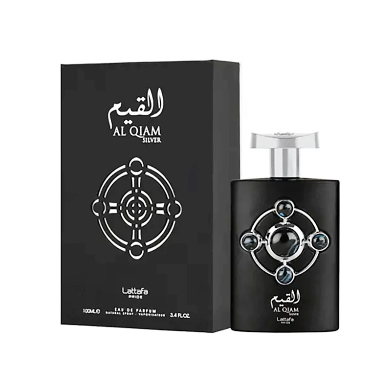 ادوپرفیوم لطافه مدل Al Qiam Silver با رایحه خنک حجم 100 میلی‌لیتر