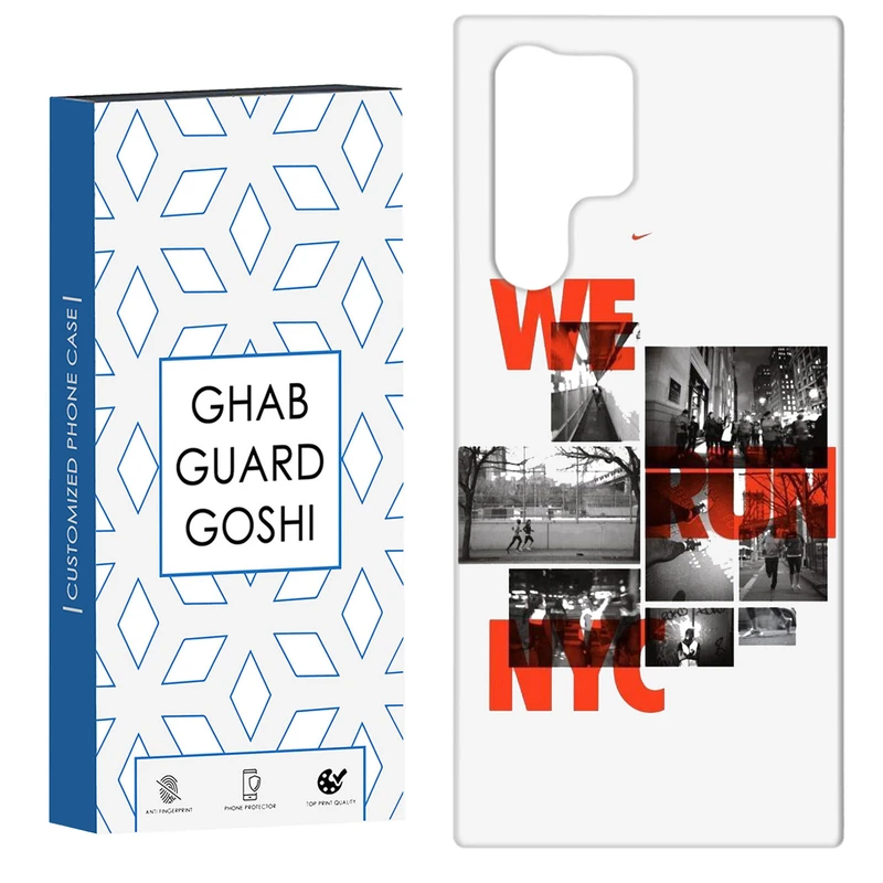 کاور قاب گارد گوشی طرح WE RUN کد Dimo-739 مناسب برای گوشی موبایل سامسونگ Galaxy S22 ULTRA