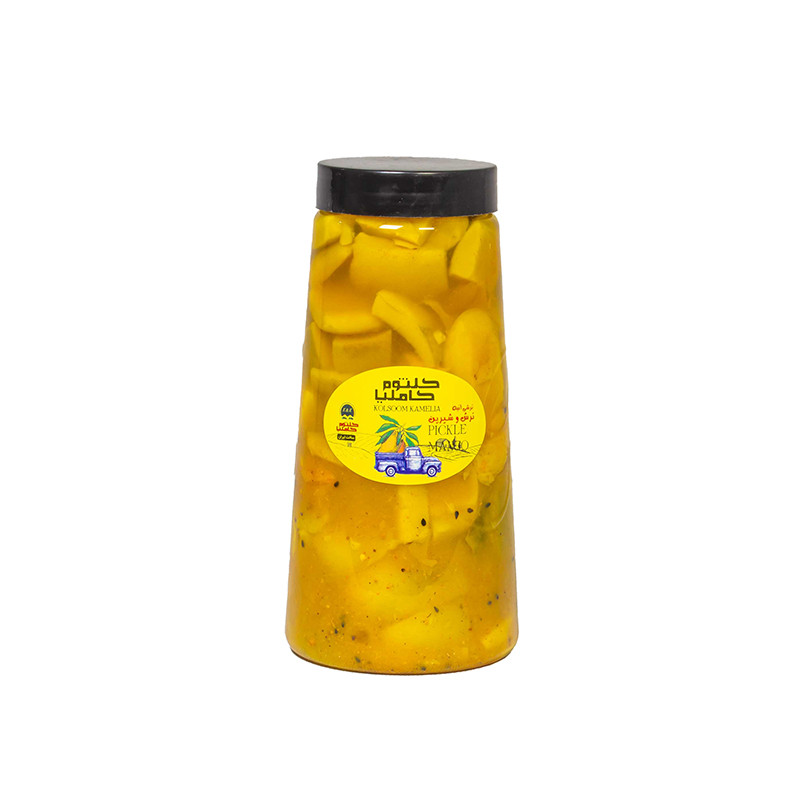  ترشی انبه ترش و شیرین کلثوم کاملیا - 1200 گرم 
