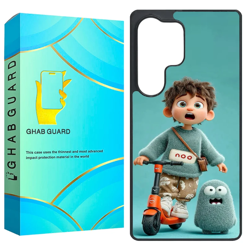 کاور قاب گارد طرح پسر اسکوتر مدل GS25U مناسب برای گوشی موبایل سامسونگ Galaxy S25 Ultra 
