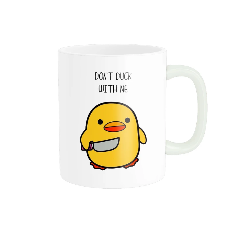 ماگ پاد آفرین مدل لیوان شخصی طرح جوجه عصبی کیوت کد p10640