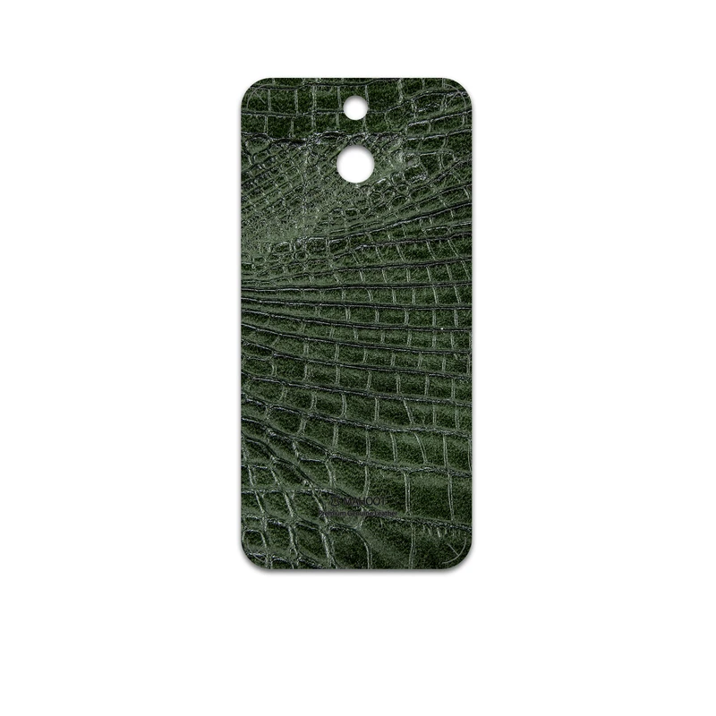 برچسب پوششی ماهوت مدل Green-Crocodile-Leather مناسب برای گوشی موبایل اچ تی سی One E8