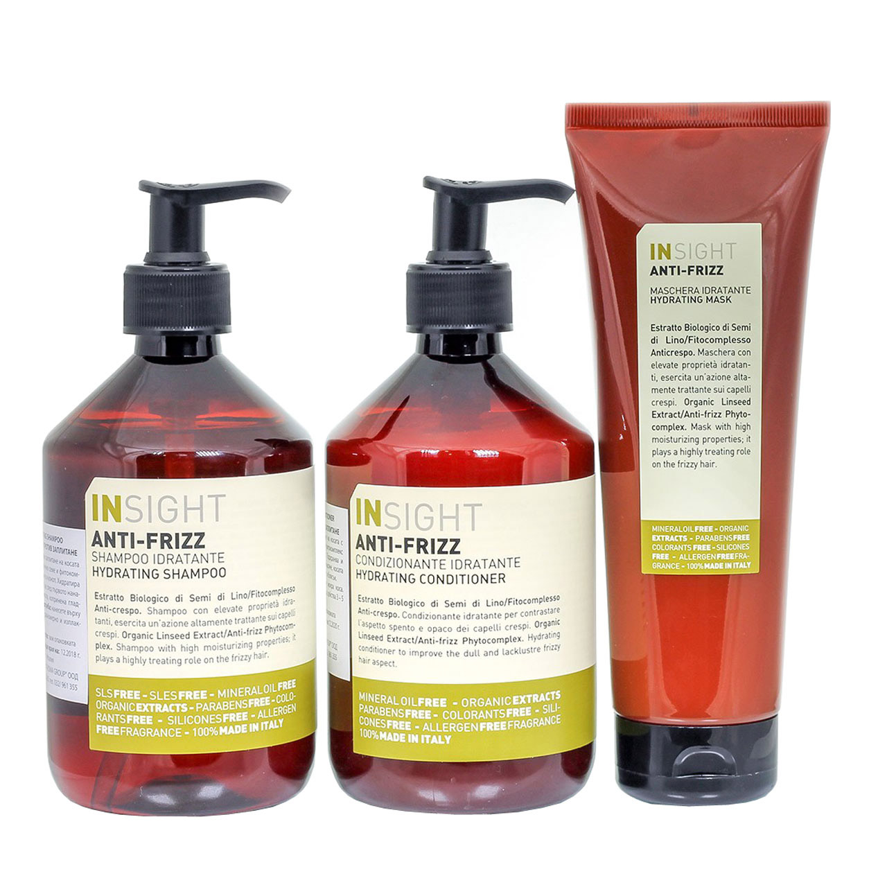 مجموعه مراقبت مو اینسایت مدل Anti Frizz