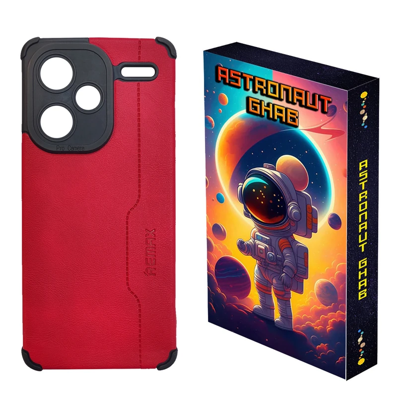 کاور استرونات قاب مدل چرم مناسب برای گوشی موبایل شیائومی Redmi Note 13 Pro Plus