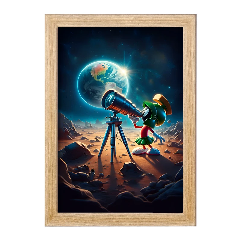 تابلو خندالو مدل ماروین مریخی (Marvin the Martian) کد F11750