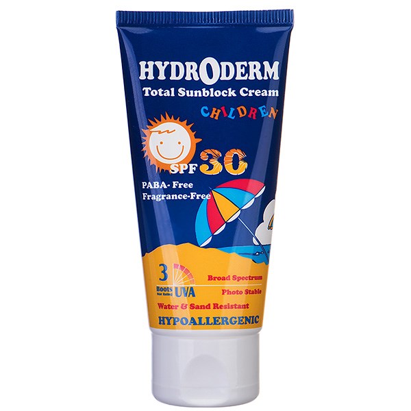 خرید                     کرم ضد آفتاب کودکان هیدرودرم مدل Children SPF30 حجم 50 میلی لیتر