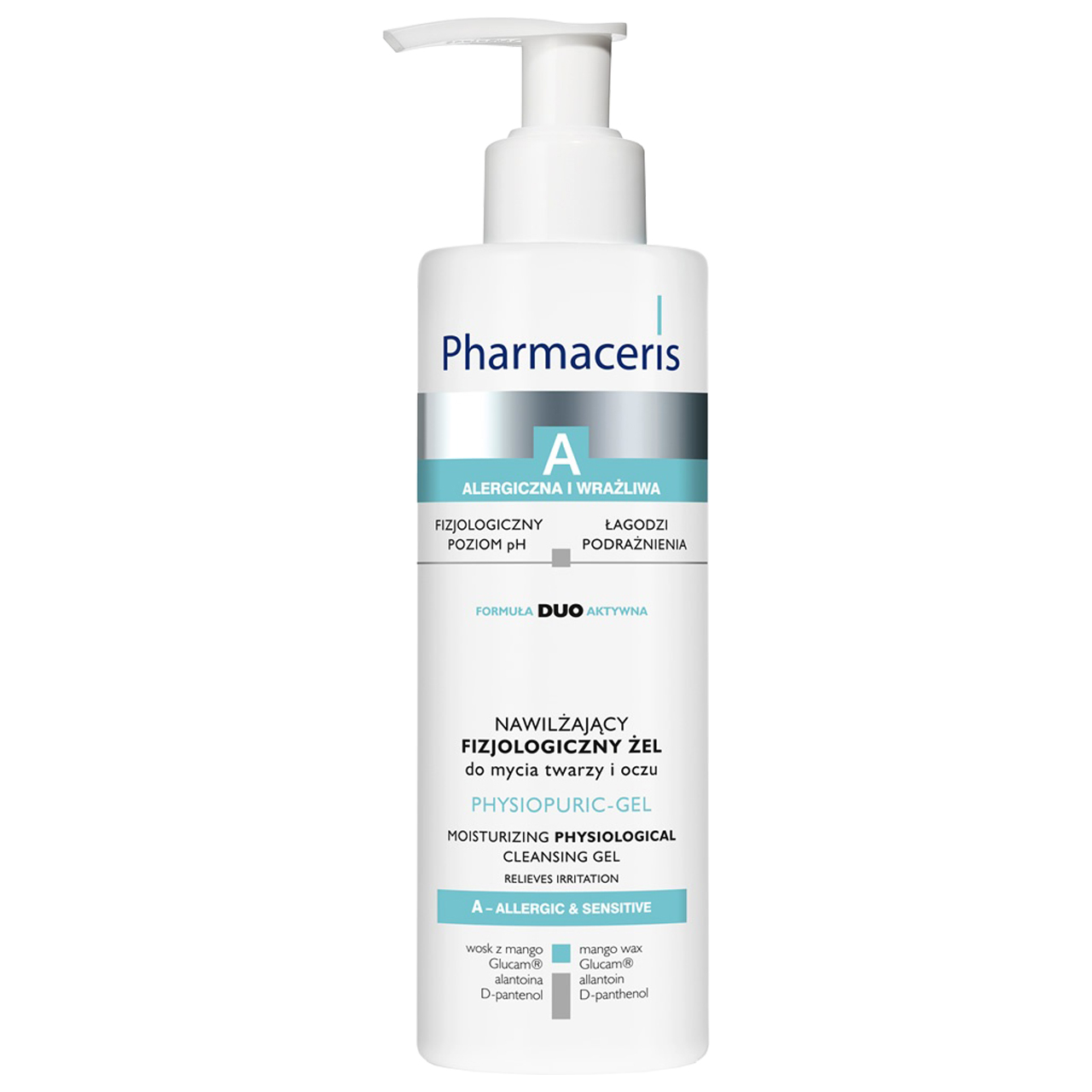 ژل مرطوب کننده فارماسریز مدل Face And Eyes Physiopuric-Gel حجم 190 میلی لیتر