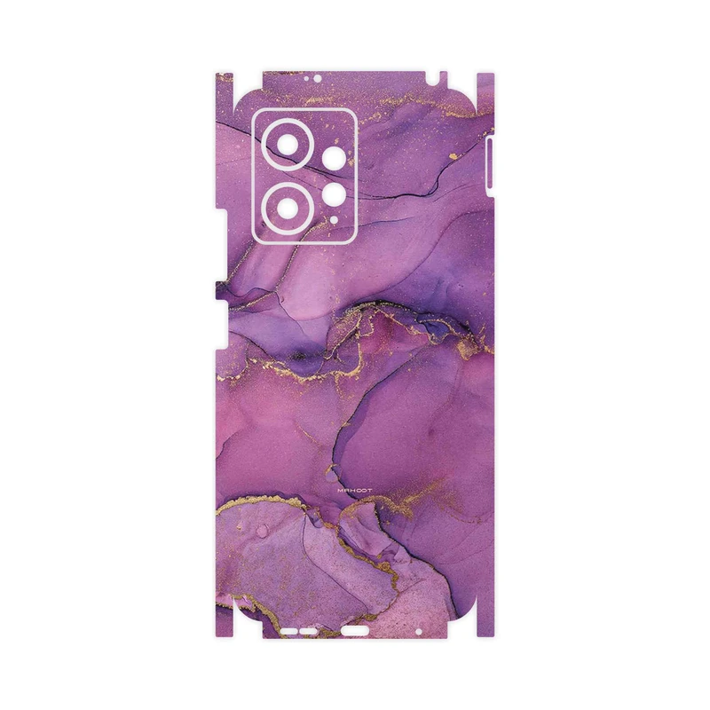 برچسب پوششی ماهوت مدل Purple Marble-FullSkin مناسب برای گوشی موبایل شیائومی Redmi Note 12 4G