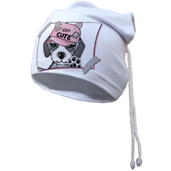 کلاه نوزادی آی تمر مدل سگ کیوت کد 168