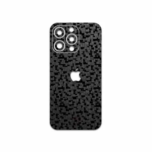 برچسب پوششی ماهوت مدل Black-Silicon مناسب برای گوشی موبایل اپل iPhone 13 Pro Max