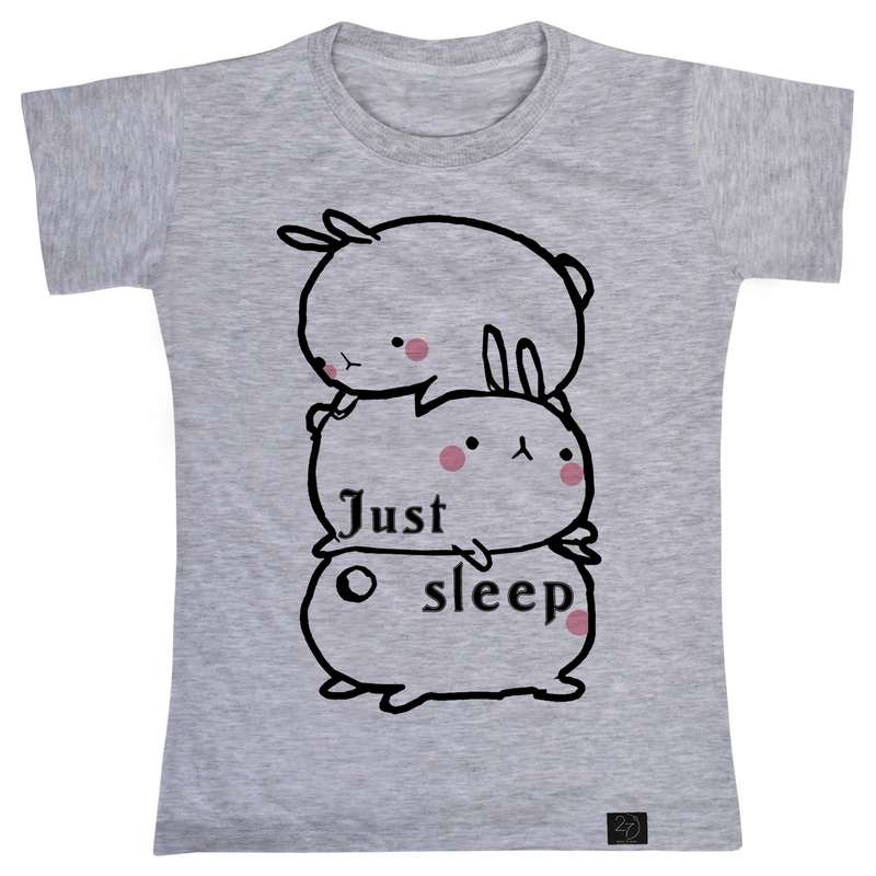 تی شرت دخترانه 27 مدل JUST SLEEP کد F14 