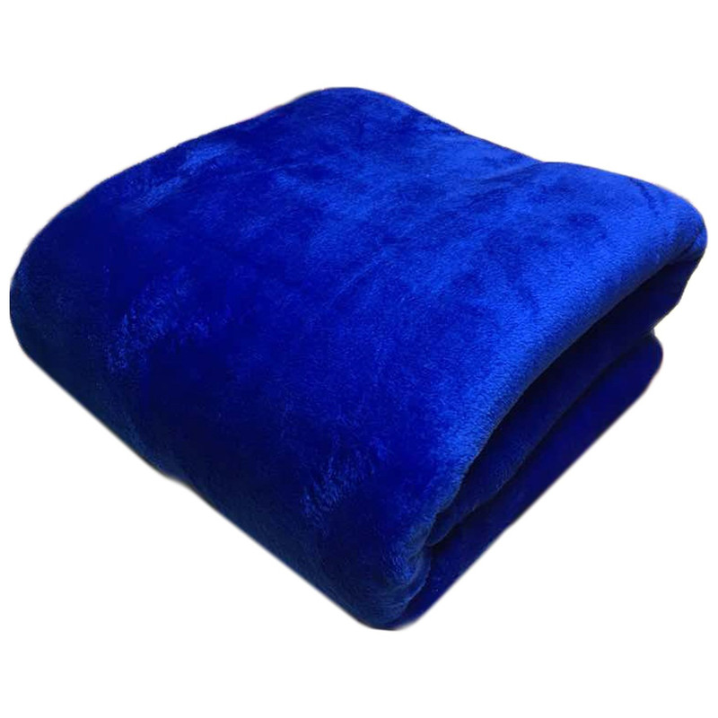 پتو یکنفره مسافرتی بروک مدل تک رنگ سایز 160X220 سانتی متر