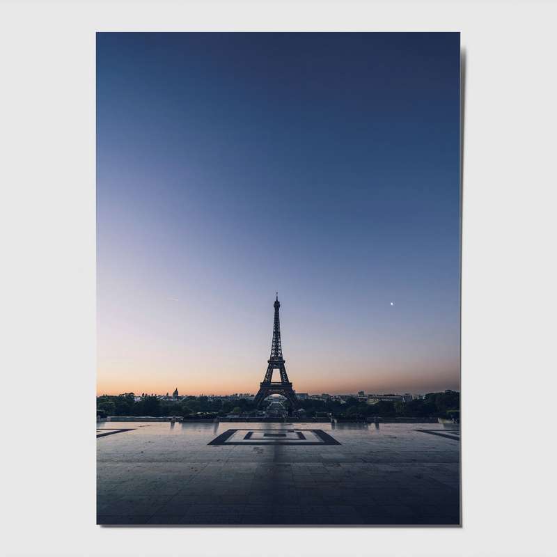 کارت پستال مدل پاریس طلوع برج ایفل STG01