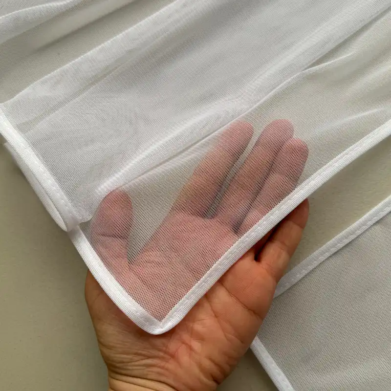 شال زنانه مدل ساده توری فانتزی مهمانی دور نوار دوزی شده تابستانی کد 1