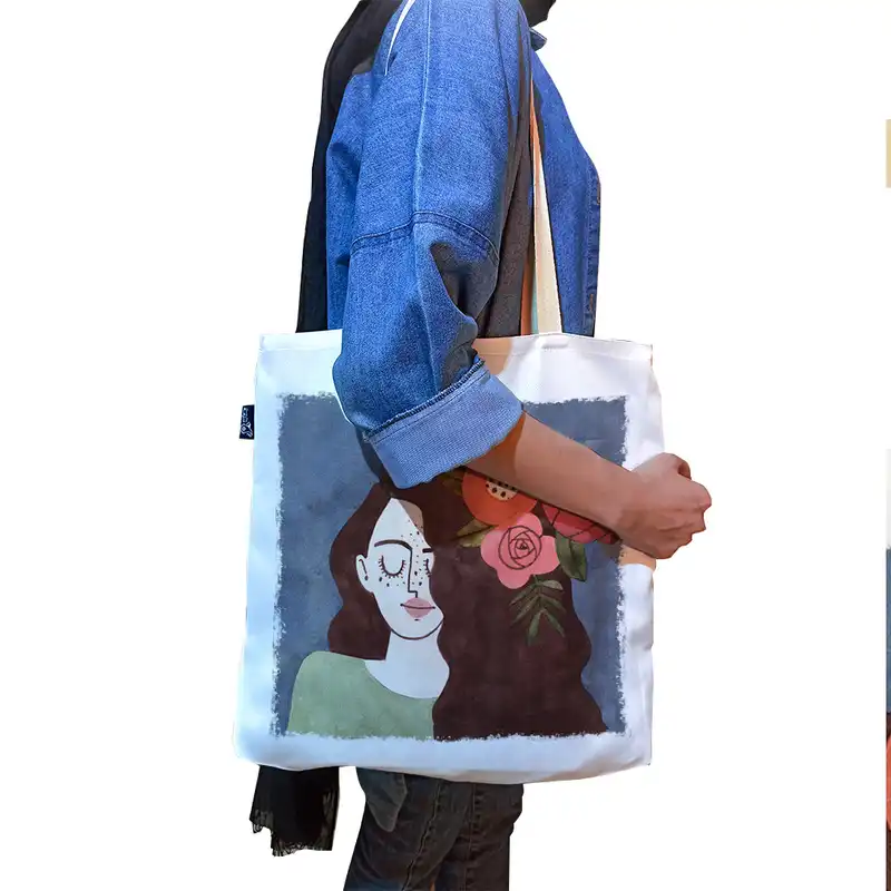 ساک خرید ترمه طراحان ایده مدل نماد ماه شهریور کد sm06 L