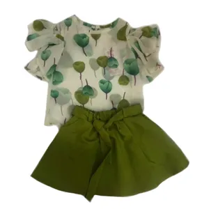 ست بلوز و دامن دخترانه مدل spring