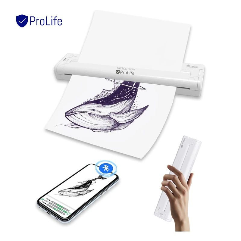 عکس شماره 5 : پرینتر قابل حمل استنسیل پرولایف مدل ats886