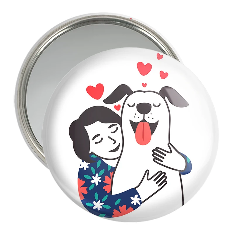 آینه جیبی خندالو مدل حمایت از حیوانات کد 27378