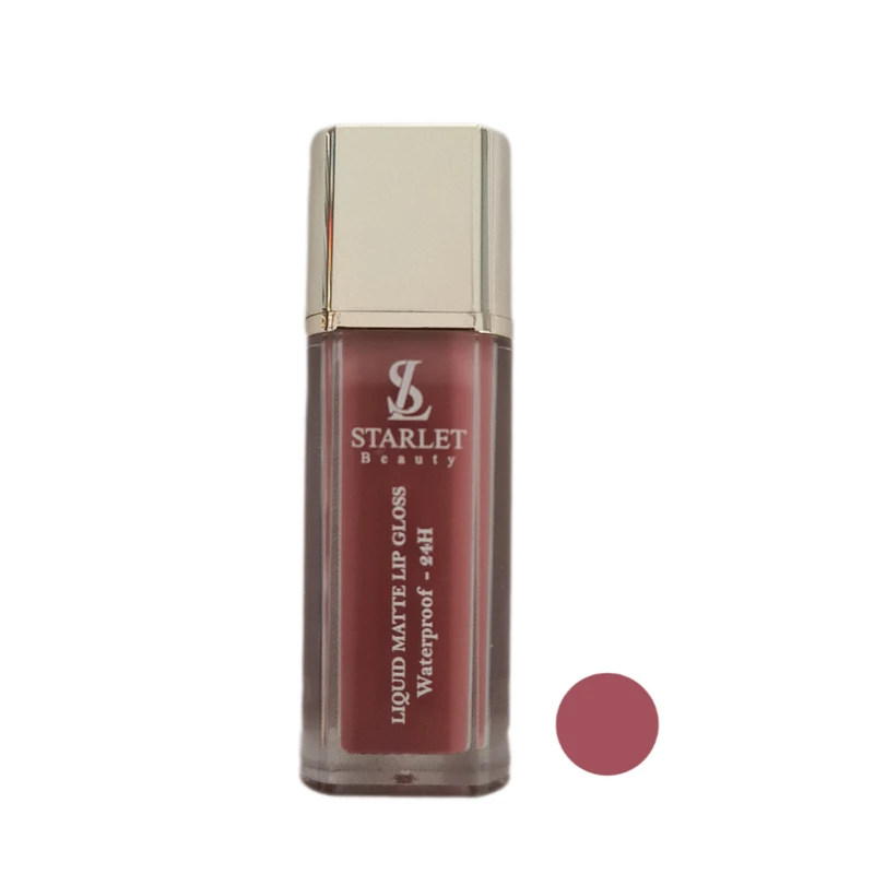 رژ لب مایع مات استارلت بیوتی مدل Waterproof شماره 804