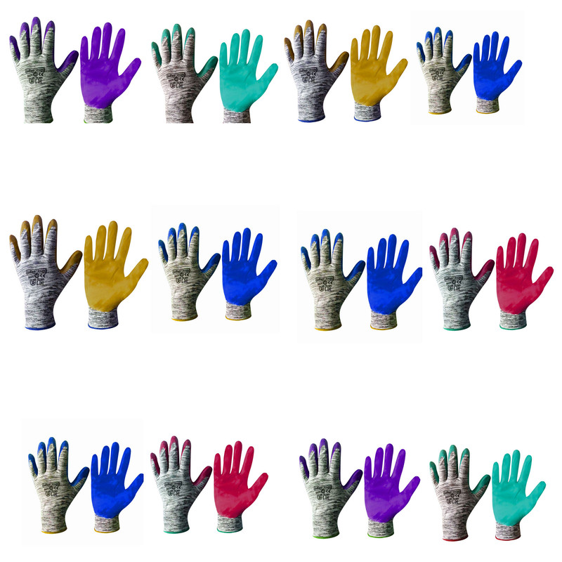 دستکش ایمنی گیلان مدل PNL570 مجموعه 12 عددی