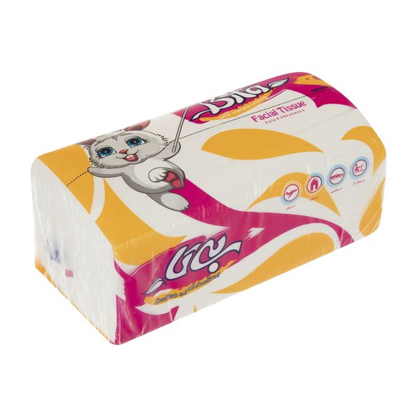 دستمال کاغذی 250 برگ بی تا مدل Rabbit Facial Tissue