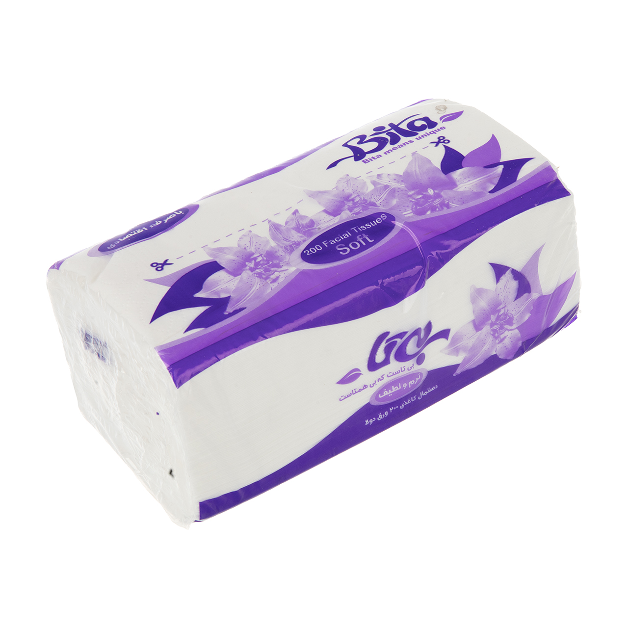 دستمال کاغذی بی تا مدل Classic Facial Tissue بسته 200 عددی